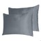 Homeroots 20 x 26 in. Dark Gray Dreamy Silky Satin Standard Size Pillowcases 387880 - alternate 6